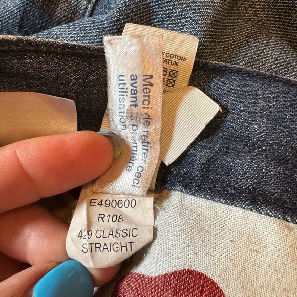 Lucky Brand Jeans Men's 36x30 Blue 429 Classic Straight Medium Wash Denim - Picture 8 of 11